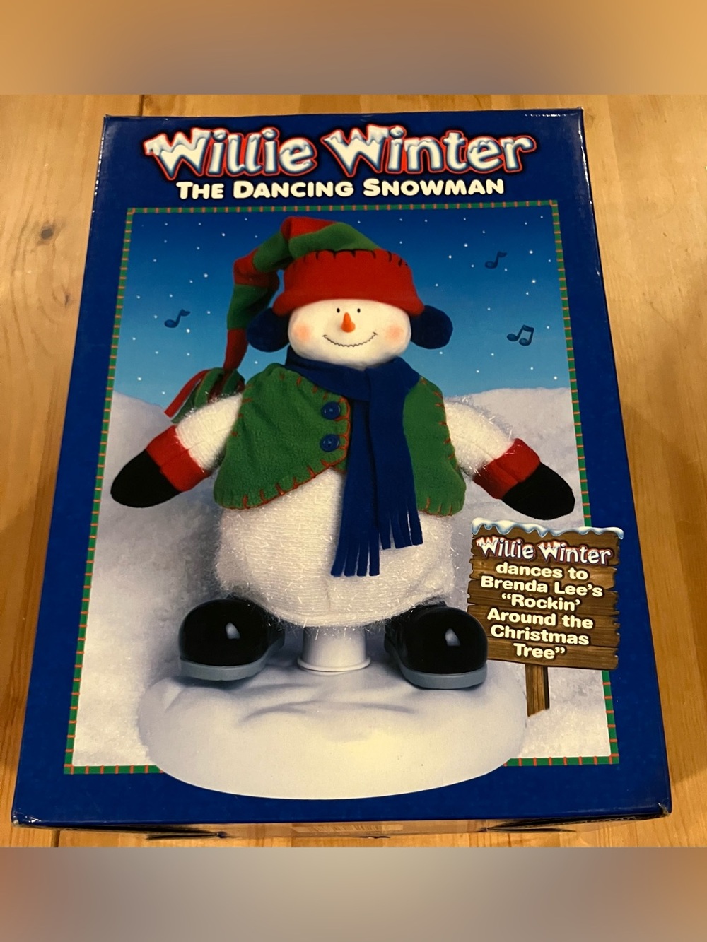 NEW Willie Winter The Dancing Snowman Animated Rockin Around The Christmas Tree